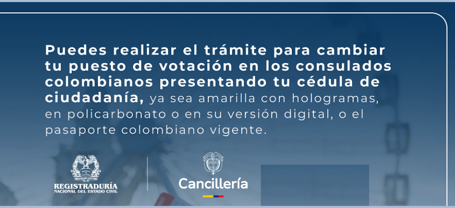 Inscripción de los colombianos residentes en el exterior, en el censo electoral para las Elecciones al Congreso y a la Presidencia de la República 2026